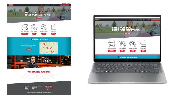 Commercial Tire website